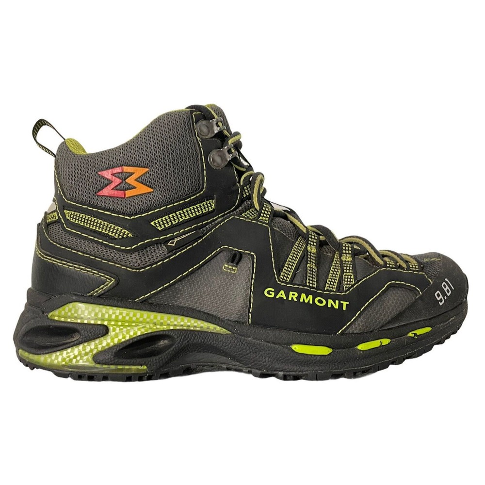 Garmont 9.81 Gray/Black/GreenTrail Hiking Boots Men’s Sz 6 - Gore•Tex- EUC